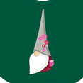 thumbnail image 4 of Inktastic Spring Gnome, Cute Gnome, Garden Gnome, Flowers Girls Baby Bib, 4 of 4