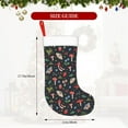 thumbnail image 4 of Naloa Forest Flora and Insects Christmas Stockings Decorations, Xmas Ornaments, DIY Personalized Farmhouse Decor for Home Family Party Tree, 4 of 7