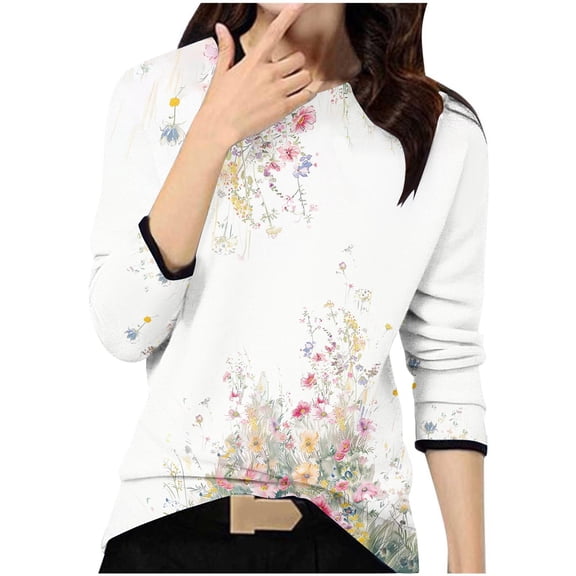 SHE IS My Orders past Orders Womens Long Sleeve Shirts Black Business Tops for Women Fall 3/4 Length Sleeve Womens Tops Cotton Only Womens Tunics Casual Fall Classy