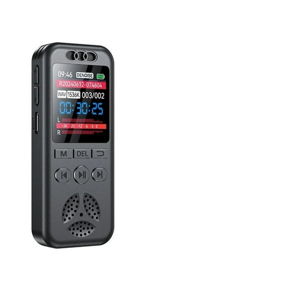 Digital Recorder Activated Recording Noise Reduction with Playback MP3 Music Player Recording Files