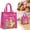 D, variant on DIY Acrylic Decor Happy Easter Bunny Bags With Handles Disposable Non Meaningful Design For Friends Family Gift Solid Black