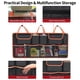 thumbnail image 3 of Organizador y almacenamiento de maletero de coche de gran capacidad, accesorios de almacenamiento para colgar en el asiento trasero, organizador de coche para SUV, MPV/camión (naranja), 3 of 7
