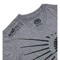 thumbnail image 3 of Ecko Unltd Men's V-Neck T-Shirt Grey Marled Heather Short Sleeve Tee (Small, Grey Marled Heather), 3 of 4