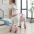 thumbnail image 4 of Wanan Ride on Unicorn on Toys, Unicorn Ride on for Girls 7 to Adult, Ride on Horse Unicorn Toys, Unicorn Rider Mechanical Walking Action, Max Load 187 LBS, No Battery or Electricity, 4 of 10