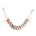 thumbnail image 3 of Bird Wood Suspension Bridge, Parrots Rope Ladder Practical Safe Firm  For General Purpose For Professional Use For Hamsters For Parrots For Mice, 3 of 8