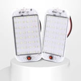 Pair Led Ultra-Thin Crystal Caravan Interior Light Camper Ceiling Dome ...