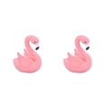 thumbnail image 1 of Bewildely Flamingo Decor Rosa Plástico Ligero Alta Impermeable Aplicación exquisita Chic Amplia aplicación Decoraciones para pasteles Tipo 2 2piezas, 1 of 6