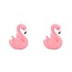 thumbnail image 3 of Ounissouiy Flamingo Decor Rosa Plástico Ligero Alta Impermeable Aplicación exquisita Chic Amplia aplicación Decoraciones para pasteles Tipo 2 2piezas, 3 of 6