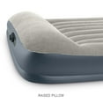 thumbnail image 4 of Intex: Pillow Rest Airbed - Queen - 12" Inflatable Air Mattress, Built-In Pump & Pillow, Mid-Rise, Fiber-Tech, Velvety Surface, 600lb Cap, 64117ED, 4 of 18