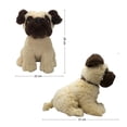 thumbnail image 3 of Perro Pug De Peluche Grande 28 cm Cachorro Linzy Toys Tela Suave Hipoalergénica, 3 of 3