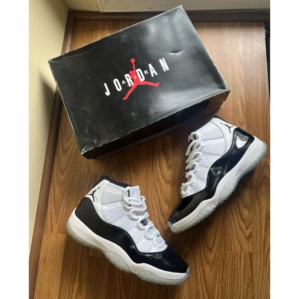 Ni - ke Jordan 11 Retro Concord SIZE 9.5M 2018 378037-100 OG ALL