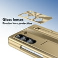 thumbnail image 3 of Allytechgroup Galaxy Z Fold6 Case with Screen Protector & Pen, Military Grade Shockproof Lens Protective Bumper Anti-Scratch Kickstand Phone Case for Samsung Galaxy Z Fold 6 5G, Gold, 3 of 8