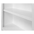 thumbnail image 6 of Modern Wood Open Bookcase Office Bookcase Fully Assembled White, 6 of 8