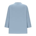 thumbnail image 5 of Swstbby Soldes d'Été! Hauts d'Été pour Femmes, T-Shirts Décontractés à Manches Courtes Col Rond Ample Bleu m, 5 of 5