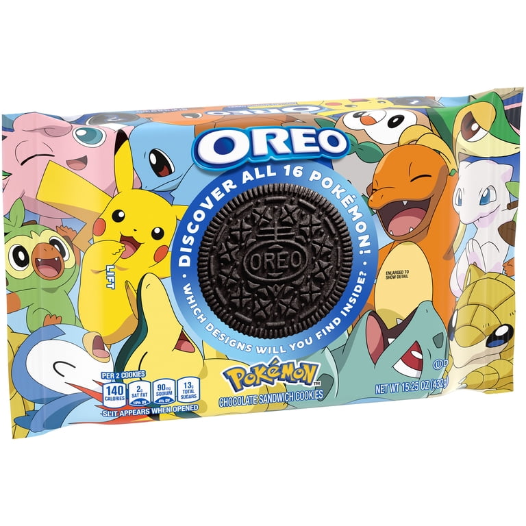 Oreo Pokémon Themed Chocolate Sandwich Cookies, Limited Edition