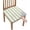 Green, variant on Pink Striped Chair Seat Covers for Dining Room Stretch Chair Seat Covers Set of 2, Modern Farmhouse Pink White Stripes Chair Seat Protector Cushion Slipcovers for Kitchen Restaurant Office
