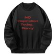 thumbnail image 2 of Sudadera holgada con cuello redondo para hombre y mujer, jersey de manga larga con estampado para mamá, Tops para compras de otoño, viajes deportivos, , S S, 2 of 10