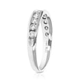 thumbnail image 2 of Vir Jewels 1/2 CTTW Comfort Fit Diamond Wedding Band in 14K White Gold Channel Size 7 Female Adult, 2 of 7