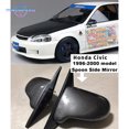 thumbnail image 2 of 21B WT EK 4Dr-For Honda Civic EK 1996-2000 4Doors Spoon Style Car Rearview Mirror Manual Adjustable Car RearView Side View Mirror, 2 of 7