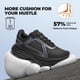 thumbnail image 2 of Zapatillas para correr livianas con amortiguación para mujer ALLSWIFIT negras talla 10, 2 of 8