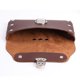 thumbnail image 5 of Riñonera Riñonera de cuero PU para mujer y hombre, Bolso para teléfono con remaches (marrón claro), 5 of 5