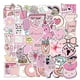 thumbnail image 1 of 50 pegatinas de garabato femenino rosa de dibujos animados LingWen 8390614167834, 1 of 1