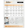 thumbnail image 4 of DOKOTOO Pullover Hoodies for Woman Drop Shoulder Hooded Sweatshirts Casual Buttoned Pullover Tops White L US12-14, 4 of 6