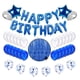 thumbnail image 2 of Injueey 24 Uds globos metálicos corazón estrella azul confeti globo decoración de fiesta de cumpleaños niños adultos bolas de aire Navidad Kits de decoración para fiestas, 2 of 6