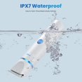 thumbnail image 6 of 2-in-1 Dog & Cat Grooming Kit - Rechargeable Cordless Pet Hair Clippers with Nail Grinder & Paw Trimmer & 4 Guide Combs, Low Noise Dog Clippers for Grooming Small Medium Pets, 6 of 8