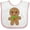 White and Pink, variant on Inktastic Gingerbread Christmas Boys or Girls Baby Bib