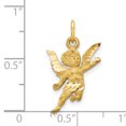 thumbnail image 3 of 14 Carats Or Jaune Ange Collier Pendentif Religieux, 3 of 7
