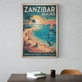 thumbnail image 6 of Breathe Deep Live Fully Zanzibar Beaches Retro Travel Poster Vintage Inspirational Wall Art Print for Bedroom Living Room Office Canvas Poster, 6 of 8