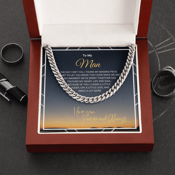 Man - My Missing Piece - Cuban Link Chain