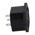 thumbnail image 5 of 4X AC 250V 10A IEC 320 C13 Conector de Clavija de Montaje En Panel Enchufe Negro, 5 of 5