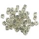 thumbnail image 1 of Dados D6 Blancos 50X 14 Mm Dados de Seis Caras con Brillo en Nuevo, 1 of 8