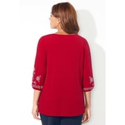 Catherines Womens Plus Size Anywear Kurta Top