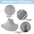 thumbnail image 3 of Protector solar de seda de hielo, protección para el cuello, chal para sombrilla para exteriores para mujer, toalla protectora solar ligera y transpirable, 3 of 5