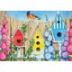 thumbnail image 1 of Pintura de diamante (DB3312) Flores cuadradas en la pared DIY Kit de dibujo 5D 45x60cm Hugtrwg Para estrenar, 1 of 1