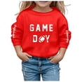 thumbnail image 2 of Toonshare ,50% off Clear,Kids Long Sleeve Shirts Girls 10-12,Unisex Round Neck Long Sleeve Hooded Sweater Top,Girls Blouse Size 7,Kids Long Sleeve Shirts Girls 10-12, 2 of 4