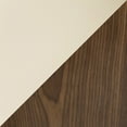 thumbnail image 7 of Vintage Mod Mid-Century Modern Dining/Accent Chair in Walnut and Cream by LumiSource, 7 of 7