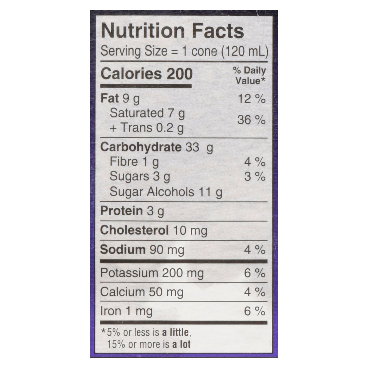 Chapman's No Sugar Added Vanilla Ice Cream Cones in a Box, 4 x 120mL