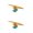 Orange/Blue, variant on Gullwing Charger Skateboard Trucks Black/Blue - Hanger 6.25" Axle 9" (Set of 2)