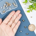 thumbnail image 3 of 60Pcs 2 Colors Brass Beads Long-Lasting Plated Oval Mixed Color 6x5mm Hole: 1.6mm 30pcs/color, 3 of 6