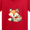 thumbnail image 4 of Inktastic Patchwork Fox Youth T-Shirt, 4 of 5