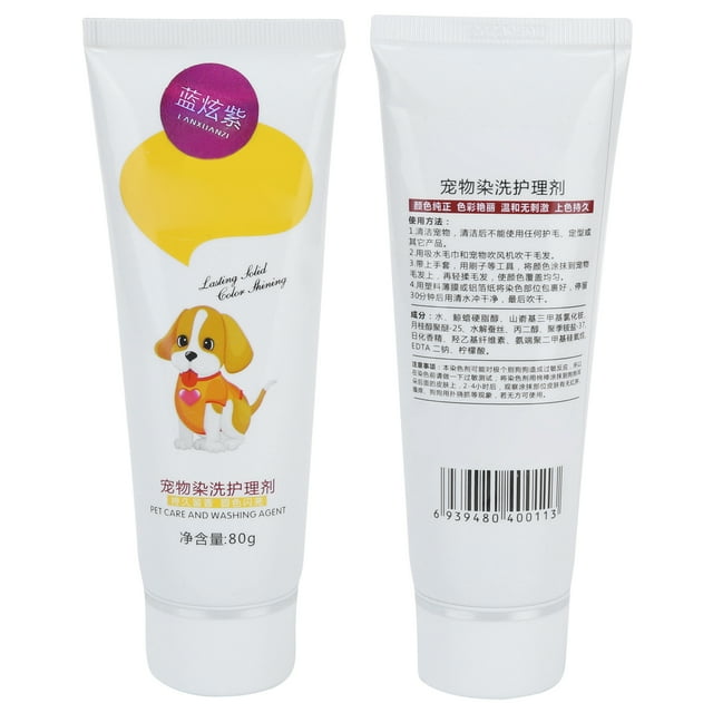 Crema Para Teñir El Cabello, Gel Para Teñir El Cabello Para Mascotas, Color Brillante, Fácil De Usar, De Larga Duración Para Perros, Mascotas, Ovejas