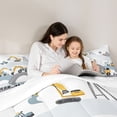 thumbnail image 5 of Castle Fairy Boys Girls Kawaii Truck Queen Comforter Set,Car Theme Bedding Comforter Set, 5 of 8