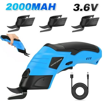 Electric Fabric Scissors Cutter for Crafts, Cordless Electric Scissors with Replacement Cutting Blade