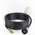 thumbnail image 4 of Liquidation! beishanbush Adaptateur de Propane pour Boyau de GPL de 6 Pi, Assemblage de Boyau de 1 Lb à 25 Lb, Convertisseur de Réservoir de Propane, Remplacement pour Réchaud de Camping, Gril Portatif, Chauffage, Raccordement Type 1, Taille Unique, Noir, 4 of 7