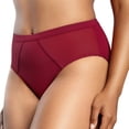 thumbnail image 2 of PARFAIT Women's Micro Dressy French Cut Panty - Rio Red - XL, 2 of 3