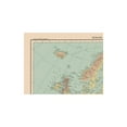 thumbnail image 4 of Historic Map - Physical Europe - Schrader 1908 - Vintage Wall Art, 4 of 4
